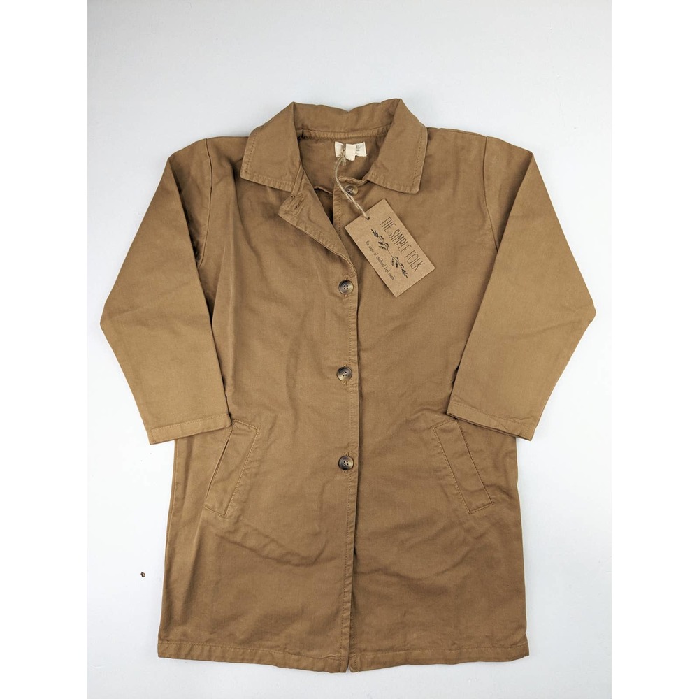 The Simple Folk Camel Trench Coat